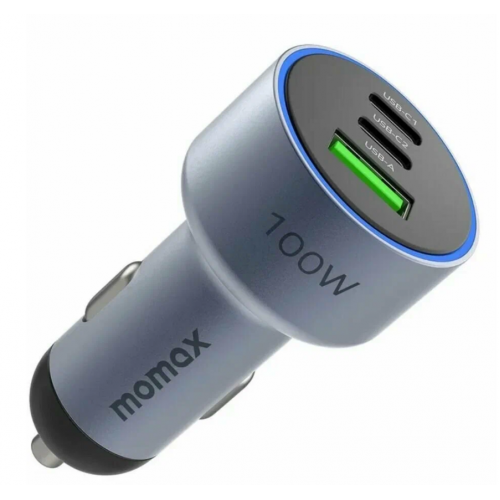 Автомобильное зарядное устройство MOMAX UC17E 100W 3-Port car charger 