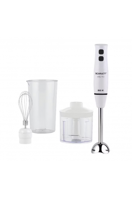 Погружной блендер Scarlett SC-HB42F06 (белый/черный) 