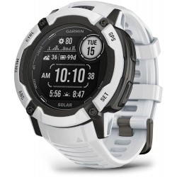 Умные часы Garmin Instinct 2X Solar 50 мм (010-02805-04) (белый/черный)
