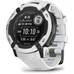Умные часы Garmin Instinct 2X Solar 50 мм (010-02805-04) (белый/черный)