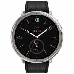 Умные часы Amazfit Active 2 Premium Leather (черный)