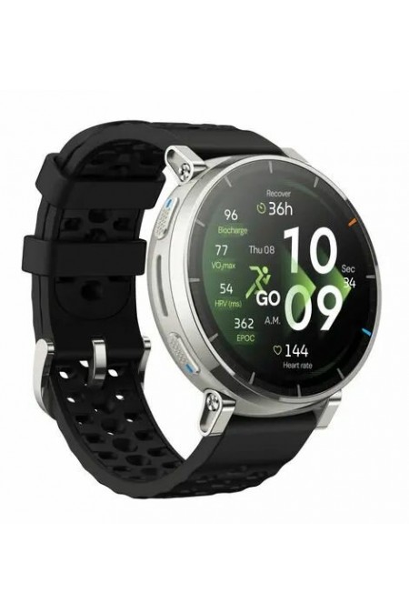 Умные часы Amazfit Active 3 Premium (серебристый/черный) 1