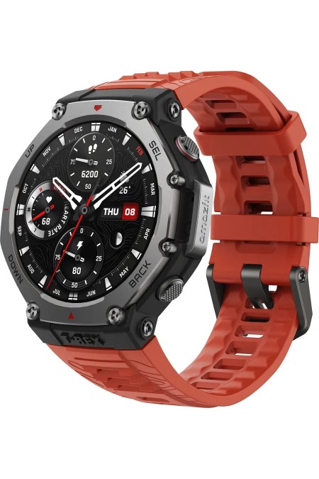 Умные часы Amazfit T-Rex 3 (красная лава) 5