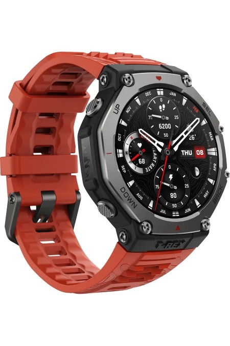 Умные часы Amazfit T-Rex 3 (красная лава) 