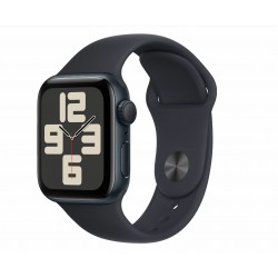 Умные часы Apple Watch SE 2023 GPS 44 мм Aluminium Case with Sport Band (S/M) (темная ночь/темная ночь)