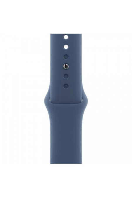 Умные часы Apple Watch SE 2024 GPS 44 мм Aluminium Case with Sport Band (S/M) (серебристый/джинсовый) 3