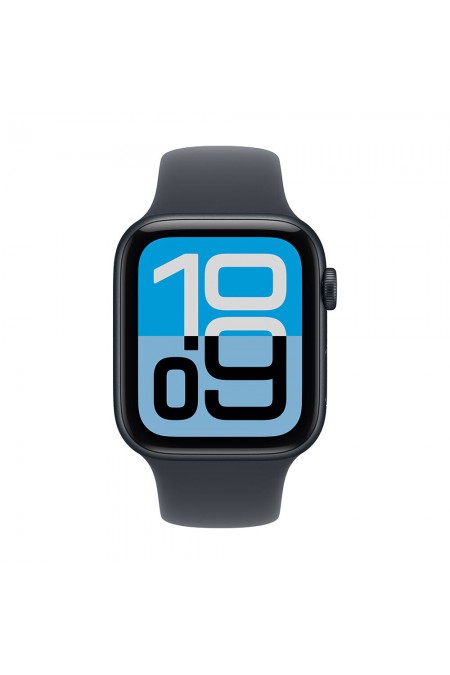 Умные часы Apple Watch SE 2025 GPS 40 мм Aluminium Case with Sport Band (S/M) (темная ночь/темная ночь) 1