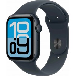 Умные часы Apple Watch SE 2025 GPS 44 мм Aluminium Case with Sport Band (M/L) (темная ночь/темная ночь)