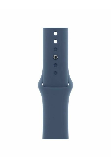 Умные часы Apple Watch Series 10 GPS 42 мм Aluminium Case with Sport Band (S/M) (серебристый/джинсовый) 2