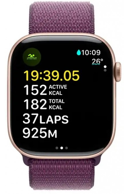 Умные часы Apple Watch Series 10 GPS 42 мм Aluminium Case with Sport Loop (O/S) (розовое золото/легкий румянец) 4