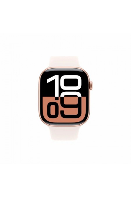 Умные часы Apple Watch Series 10 GPS 46 мм Aluminium Case with Sport Band (M/L) (розовое золото/легкий румянец) 1