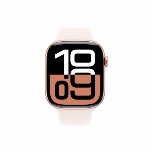 Умные часы Apple Watch Series 10 GPS 46 мм Aluminium Case with Sport Band (M/L) (розовое золото/легкий румянец) 1