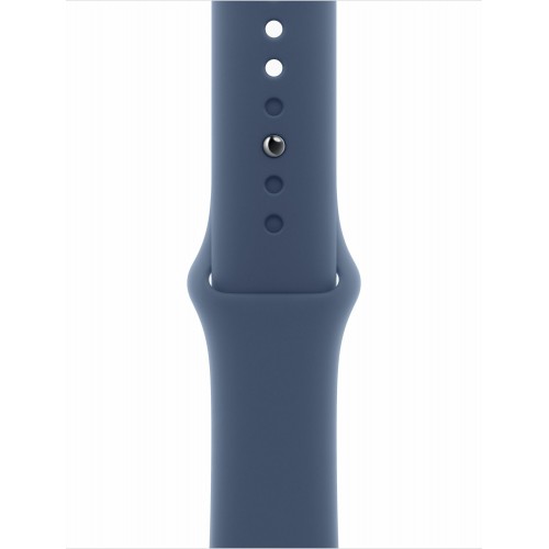 Умные часы Apple Watch Series 10 GPS 46 мм Aluminium Case with Sport Band (S/M) (серебристый/джинсовый) 2