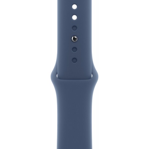 Умные часы Apple Watch Series 10 GPS 46 мм Aluminium Case with Sport Band (S/M) (MWWL3) (серебристый/джинсовый) 2