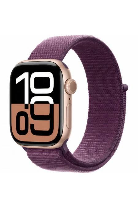 Умные часы Apple Watch Series 10 GPS 46 мм Aluminium Case with Sport Loop (O/S) (розовое золото/легкий румянец) 