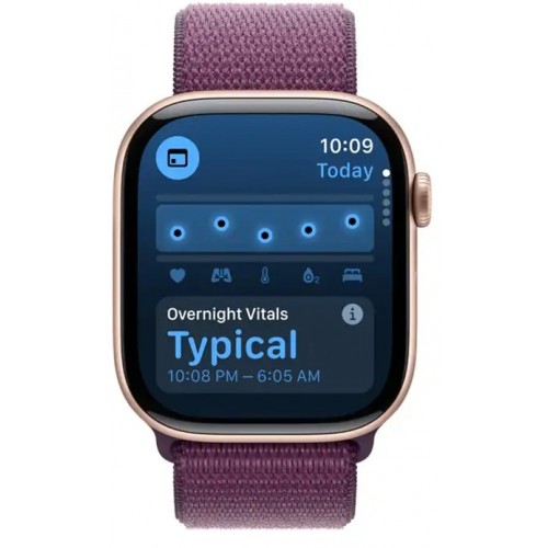 Умные часы Apple Watch Series 10 GPS 46 мм Aluminium Case with Sport Loop (O/S) (MWWV3) (розовое золото/легкий румянец) 6