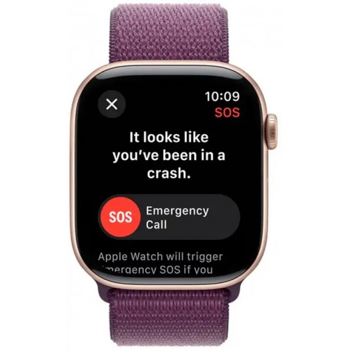 Умные часы Apple Watch Series 10 GPS 46 мм Aluminium Case with Sport Loop (O/S) (MWWV3) (розовое золото/легкий румянец) 8