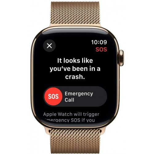 Умные часы Apple Watch Series 10 GPS 46 мм Titanium Case with Milanese Loop (M/L) (золотой/золотой) 7