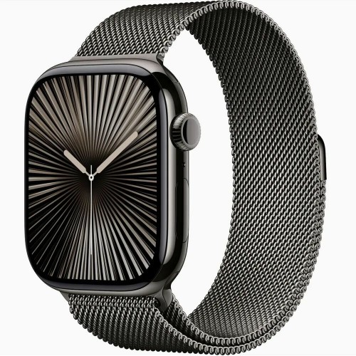 Умные часы Apple Watch Series 10 GPS 42 мм Titanium Case with Milanese Loop (сланцевый титан) 