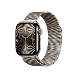 Умные часы Apple Watch Series 10 GPS + Cellular 42 мм Titanium Case with Milanese Loop (MWXF3) (натуральный титан)
