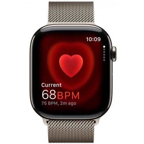 Умные часы Apple Watch Series 10 GPS + Cellular 42 мм Titanium Case with Milanese Loop (MWXF3) (натуральный титан) 6