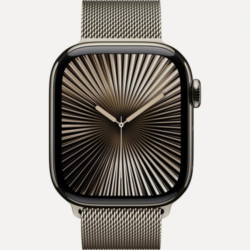 Умные часы Apple Watch Series 10 GPS 46 мм Titanium Case with Milanese Loop (S/M) (натуральный титан) 1
