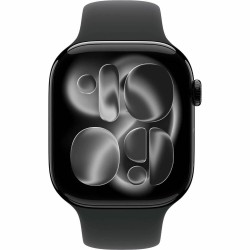 Умные часы Apple Watch Series 11 GPS 46 мм Aluminium Case with Sport Band (M/L) (черный матовый/черный)