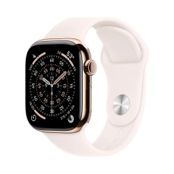 Умные часы Apple Watch Series 11 GPS 46 мм Aluminium Case with Sport Band (M/L) (розовое золото/легкий румянец)