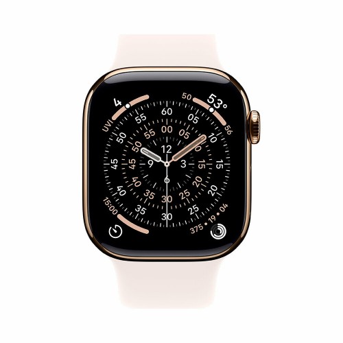 Умные часы Apple Watch Series 11 GPS 46 мм Aluminium Case with Sport Band (M/L) (розовое золото/легкий румянец) 1