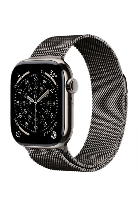 Умные часы Apple Watch Series 11 GPS 46 мм Titanium Case with Milanese Loop (M/L) (сланцевый титан) 