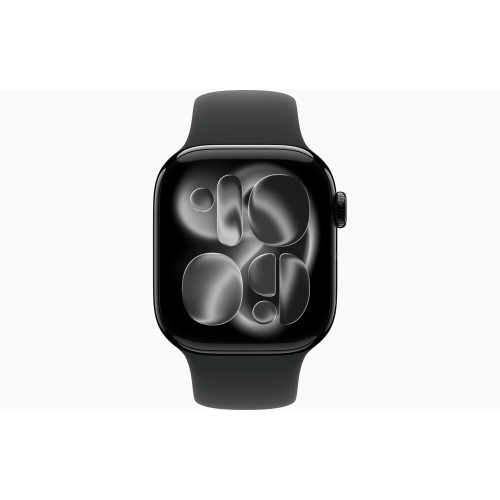 Умные часы Apple Watch Series 11 GPS + Cellular 42 мм Aluminium Case with Sport Band (M/L) (MEQU4) (черный матовый/черный) 1