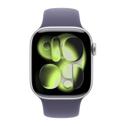 Умные часы Apple Watch Series 11 GPS + Cellular 42 мм Aluminium Case with Sport Band (M/L) (MEU74) (серебристо-белый/фиолетовый туман)
