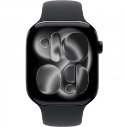 Умные часы Apple Watch Series 11 GPS 42 мм Aluminium Case with Sport Band (S/M) (черный матовый/черный)