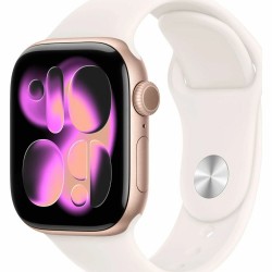 Умные часы Apple Watch Series 11 GPS + Cellular 42 мм Aluminium Case with Sport Band (S/M) (розовое золото/легкий румянец)