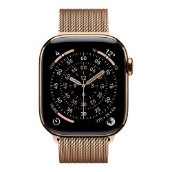 Умные часы Apple Watch Series 11 GPS 42 мм Titanium Case with Milanese Loop (M/L) (золотой/золотой)