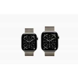 Умные часы Apple Watch Series 11 GPS + Cellular 42 мм Titanium Case with Milanese Loop (S/M) (натуральный титан/натуральный титан)