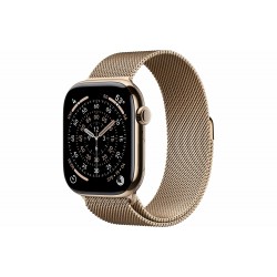 Умные часы Apple Watch Series 11 GPS 42 мм Titanium Case with Milanese Loop (S/M) (золотой/золотой)