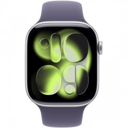 Умные часы Apple Watch Series 11 GPS 46 мм Aluminium Case with Sport Band (M/L) (серый космос/фиолетовый туман)