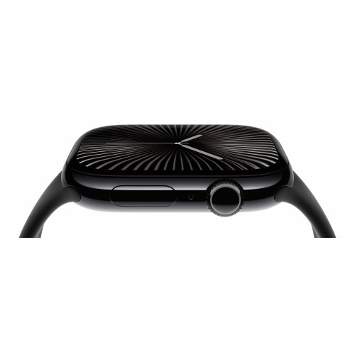 Умные часы Apple Watch Series 11 GPS + Cellular 46 мм Aluminium Case with Sport Band (S/M) (MEUW4) (черный матовый/черный) 3