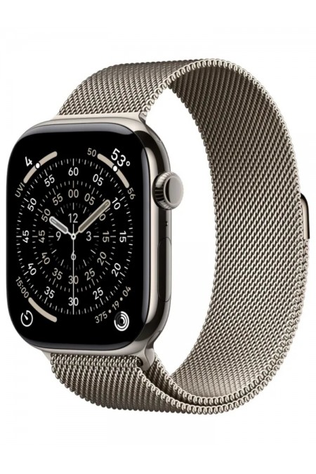 Умные часы Apple Watch Series 11 GPS 46 мм Titanium Case with Milanese Loop (M/L) (натуральный титан/натуральный титан) 