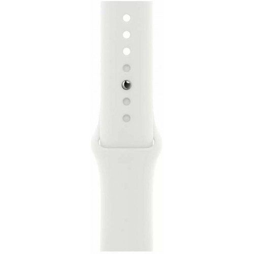 Умные часы Apple Watch Series 8 GPS 45 мм Aluminium Case with Sport Band (M/L) (MP6N3) (серебристый/белый) 1