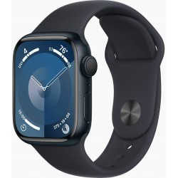 Умные часы Apple Watch Series 9 GPS 41 мм Aluminium Case with Sport Band (M/L) (MR8X3) (темная ночь/темная ночь)