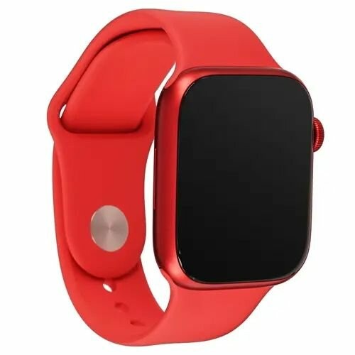 Умные часы Apple Watch Series 9 GPS 41 мм Aluminium Case with Sport Band (S/M) (красный/красный) 3