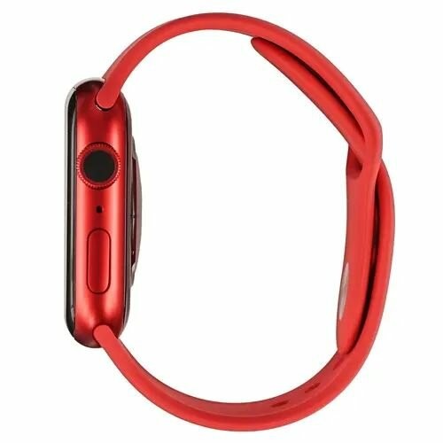 Умные часы Apple Watch Series 9 GPS 41 мм Aluminium Case with Sport Band (S/M) (красный/красный) 4