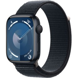 Умные часы Apple Watch Series 9 GPS 41 мм Aluminium Case with Sport Loop (O/S) (темная ночь/темная ночь)