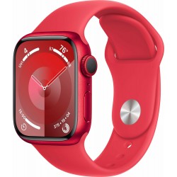 Умные часы Apple Watch Series 9 GPS 45 мм Aluminium Case with Sport Band (M/L) (красный/красный)