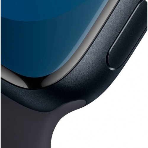 Умные часы Apple Watch Series 9 GPS 45 мм Aluminium Case with Sport Band (M/L) (MR9A3) (темная ночь/темная ночь) 4