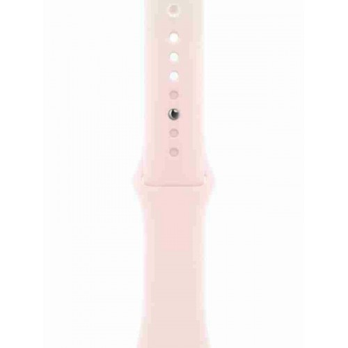 Умные часы Apple Watch Series 9 GPS 45 мм Aluminium Case with Sport Band (S/M) (розовый/светло-розовый) 2