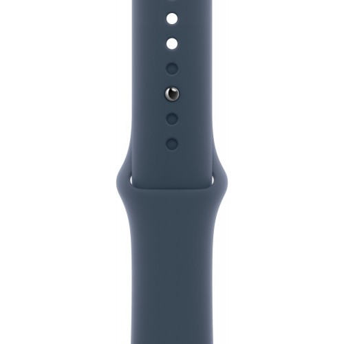 Умные часы Apple Watch Series 9 GPS 45 мм Aluminium Case with Sport Band (S/M) (MR9D3) (серебристый/штормовой синий) 2