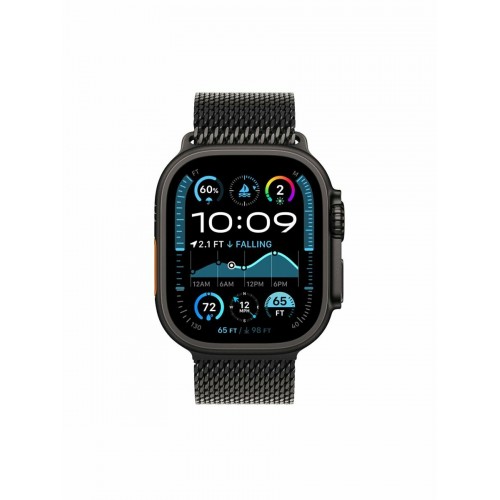 Умные часы Apple Watch Ultra 2 (2024) GPS 49 мм Titanium Case with Milanese Loop (S) (черный/черный) 1